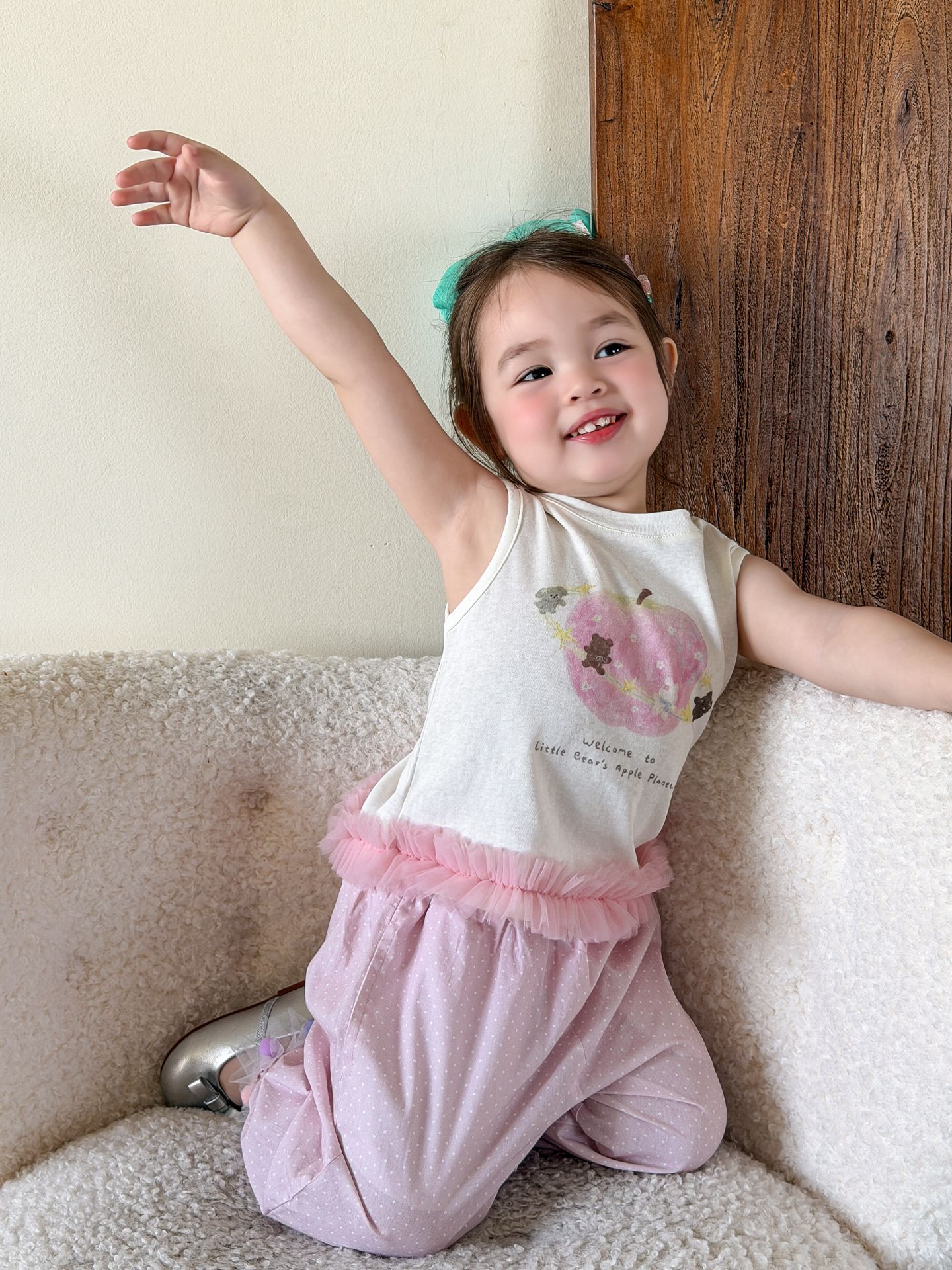 Sugar Pear ropa infantil chaleco de verano delgado 2026 ropa infantil de dibujos animados casuales clase A camisa de bebé sin mangas