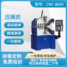 【源头工厂】86-45 CNC 6轴高速压簧机汽车压簧产品自动生产设备