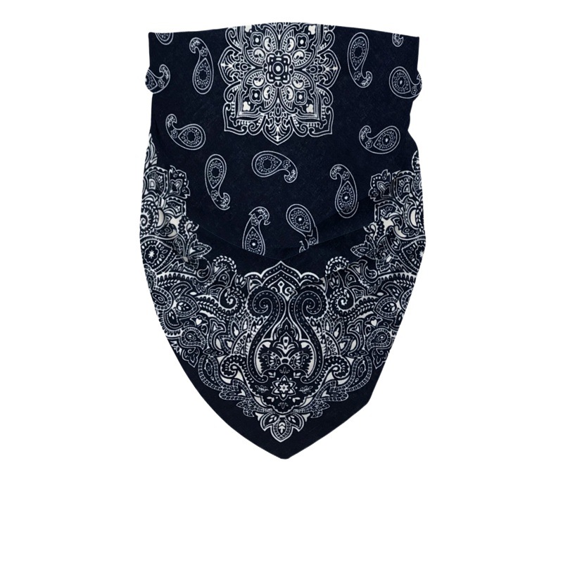 Cotton Paisley Large Cashew Flower Square Scarf Headscarf Casual Outdoor Cycling Headscarf Bandanna Hip-Hop Hip-Hop