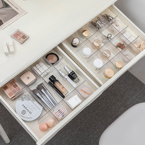 Drawer divider panties socks lipstick cosmetics dressing table classification storage home artifact acrylic transparent