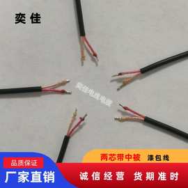 两芯漆包线带中被两头上锡加工
