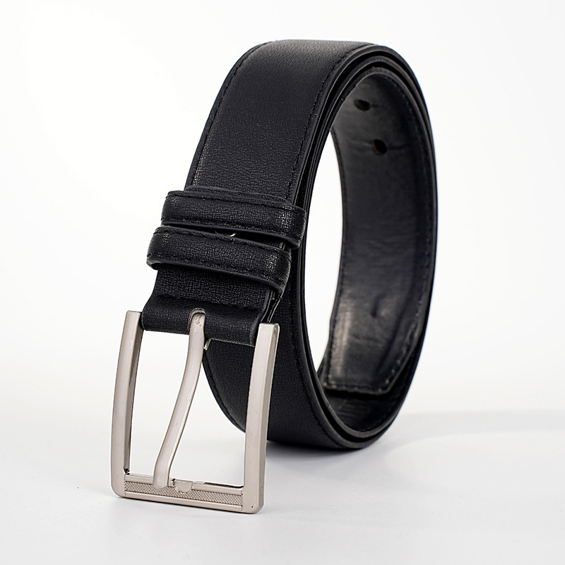 Business Youth Belt Men's Imitation Leather Pin Buckle Belt Versatile Trendy Overalls Student Belt Jeans Belt Trendy Men_viptrois.com