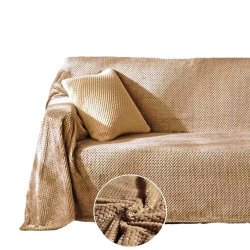 ins windproof cat scratch sofa towel all-inclusive sofa cover autumn and winter plush full cover sofa cover universal sofa blanket