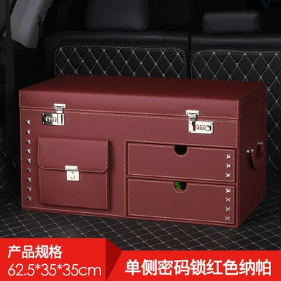 Car storage bag/box, Large combination lock car - large-red-pocket-style-single-side-combination-lock-2422