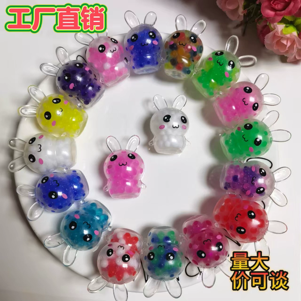 Трансграничный пасхальный маленький кролик щепотка и проветривания бисера