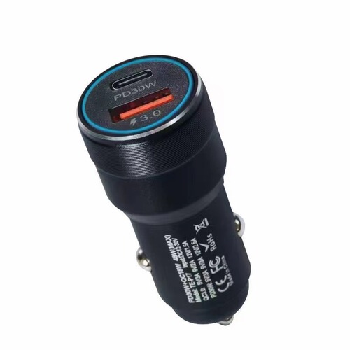 New A+C Charger PD Port PPS Ultra Fast Charging Metal Aluminum Alloy 30W Best Selling E-commerce 48W Flash Charging