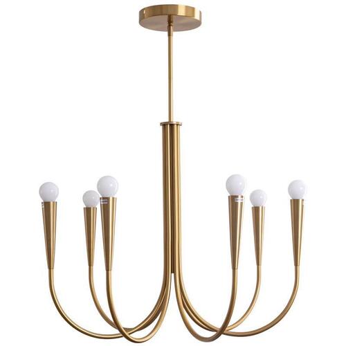 French light luxury retro living room chandelier American medieval bedroom designer candle restaurant eye protection dining room chandelier