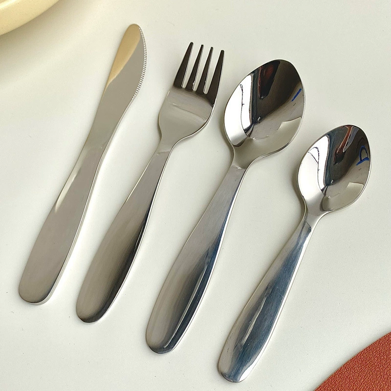 Children's set stainless steel, tableware, spoon, 4 piece set