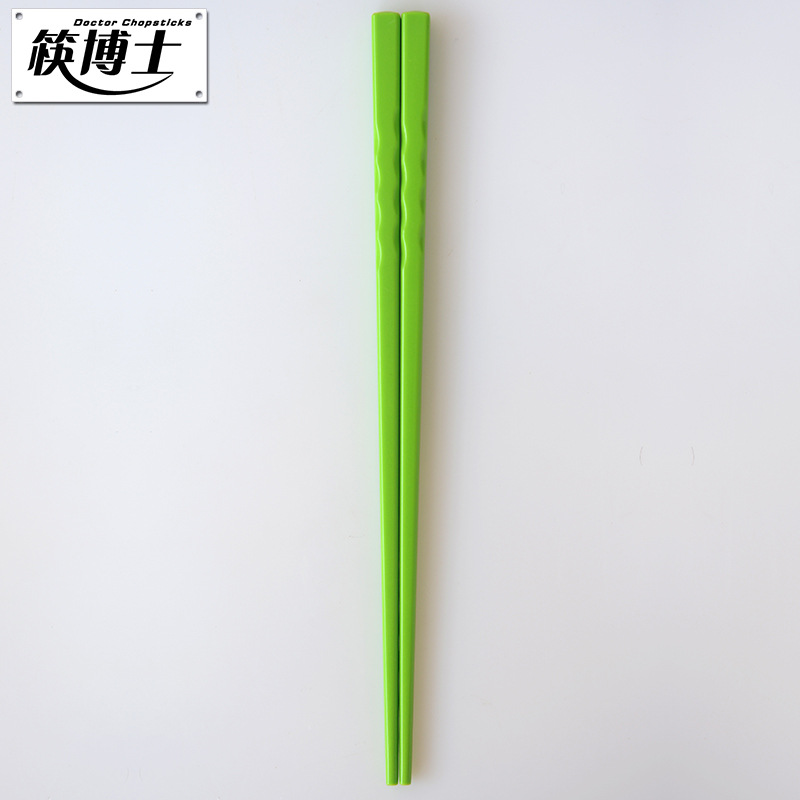10双装家用酒店餐饮A5仿瓷密胺筷子彩色塑料日式料理尖头筷