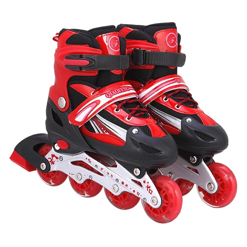 Al por mayor patines para niños patines rectos ajustables solo flash zapatos de patinaje sobre ruedas para adultos patinaje de velocidad deportes al aire libre zapatos de patinaje sobre ruedas