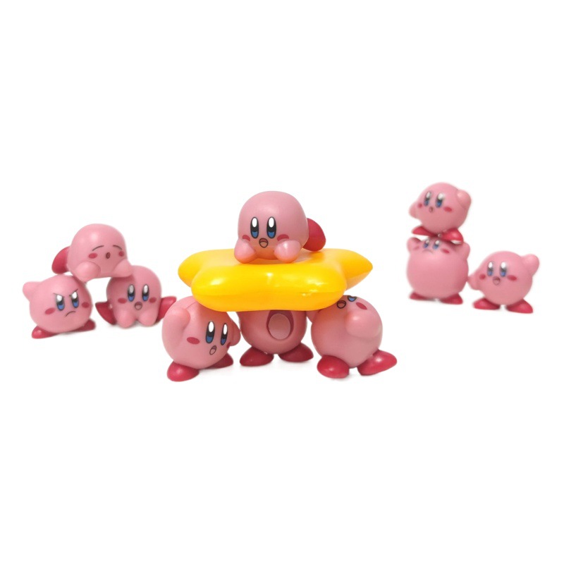 Estrella kabi muñeca nintendo periférico kabi caja ciega hecha a mano juego de dibujos animados regalo serie de curación decoración de coches