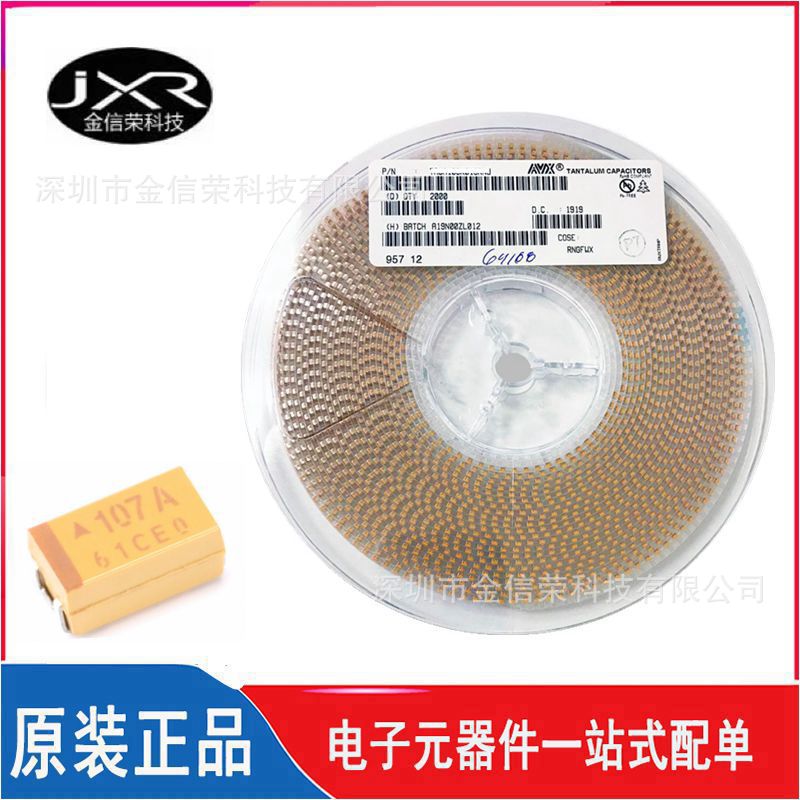 TAJC107K010RNJ 贴片钽电容  10V 100UF ±10% 封装 CASE-C-6032