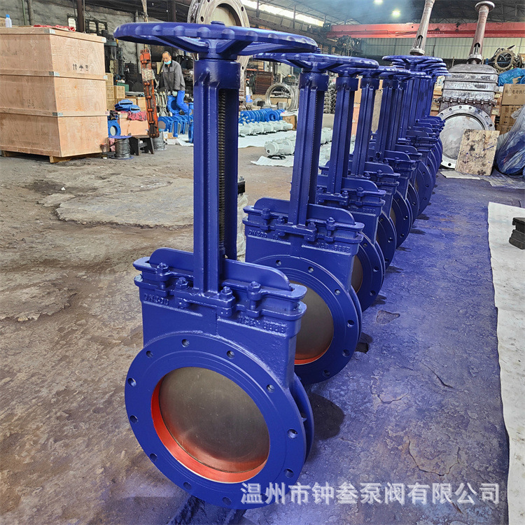 刀型闸阀 PZ73Y-16P 硬密封手动明杆刀闸阀 DN50 不锈钢刀型闸阀