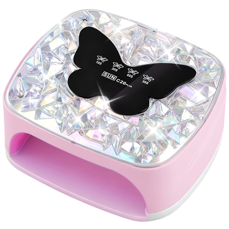 Lámpara de manicuras LED de almacenamiento de doble fuente de luz inteligente de manicuras para secar rápidamente 268W máquina de fototerapia de alta potencia transfronteriza
