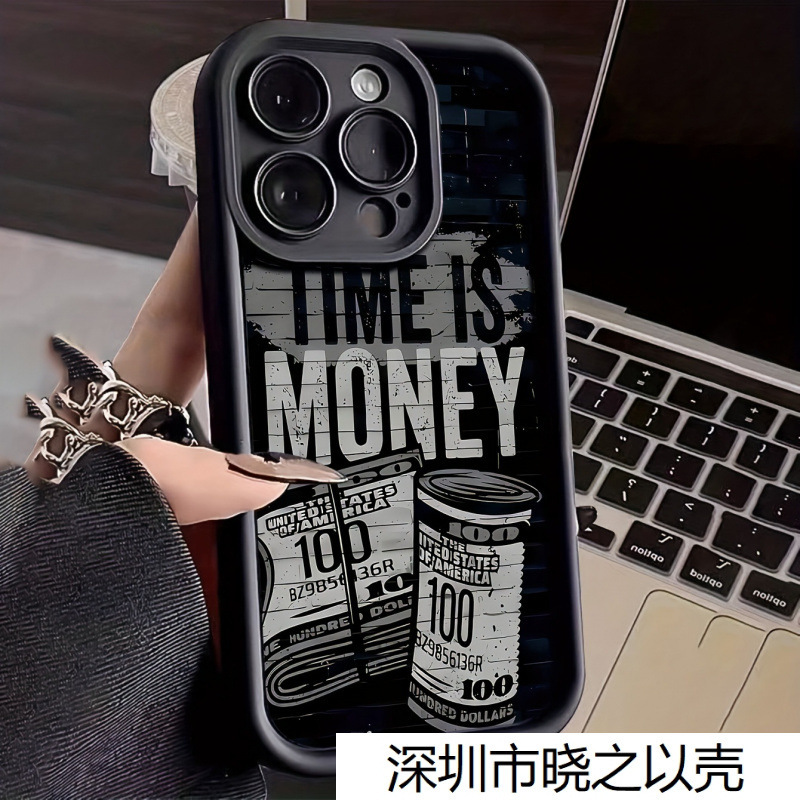 Money Banknote Us Dollar Currency Cross-Border Export Mobile Phone Case Suitable for Apple 16/15/14/13/12/11 Gaobu X