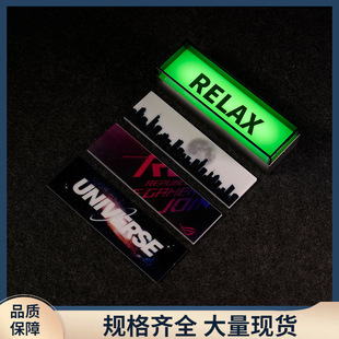 ♔ ♔ Creative Desktop Decoration Led Electrical Night Light Accessories Text Pattern Color Acrylic Lampshade New Version ♔