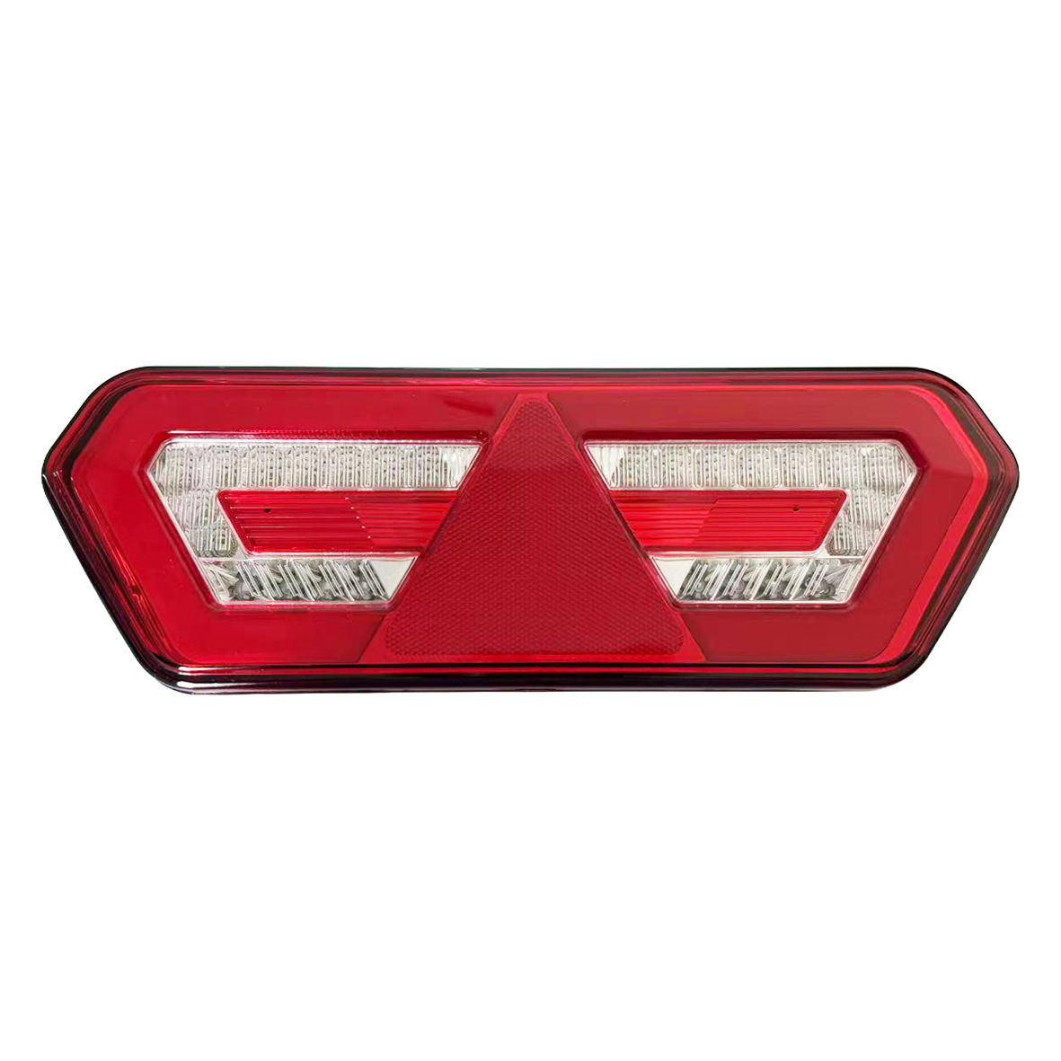 12V-24V Led Dual C Light Guide Universal Truck Tail Light Trailer Side Light Heavy-Duty Truck Trailer Rear Tail Light