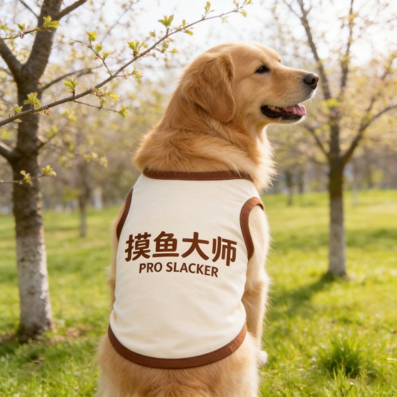 2026狗狗背心金毛春季大狗衣服宠物小中大型犬新款节日衣服衣服