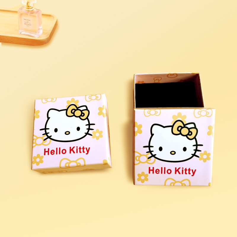 ハローキティギフトボックスブレスレットギフトボックス絶妙なギフトバッグ KT 猫小さなギフトボックスガールハートかわいいジュエリーボックス|undefined