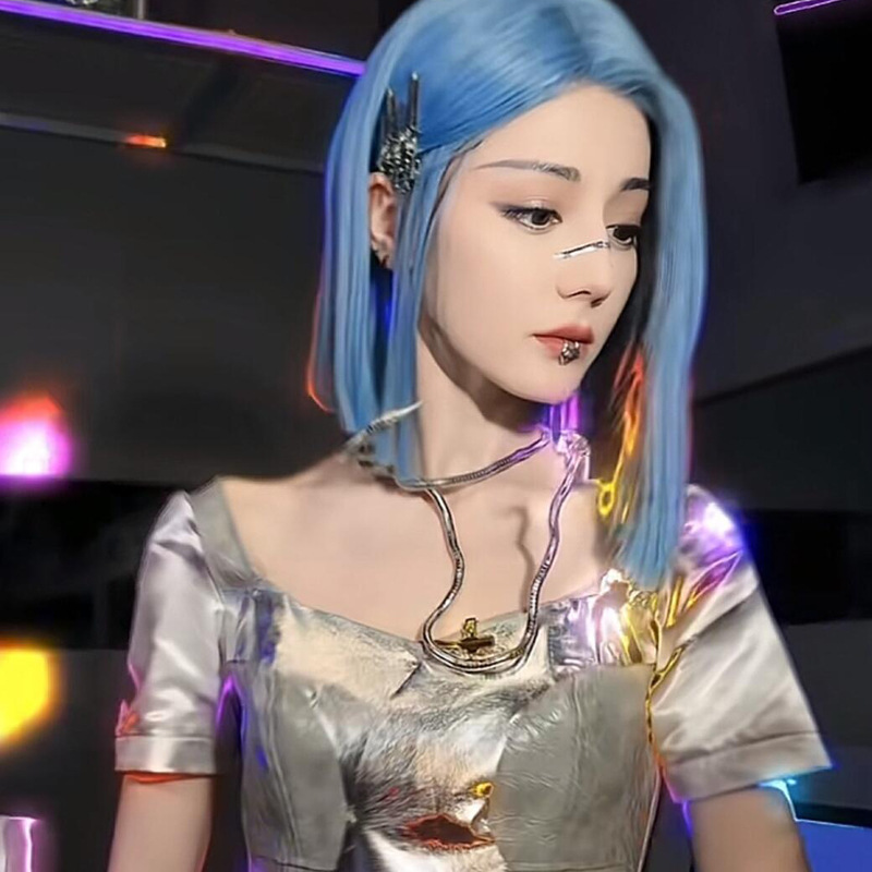 Mechanical Ji AI Robot Rebar Same Necklace Cyberpunk AI Girlfriend Technology Snake Necklace