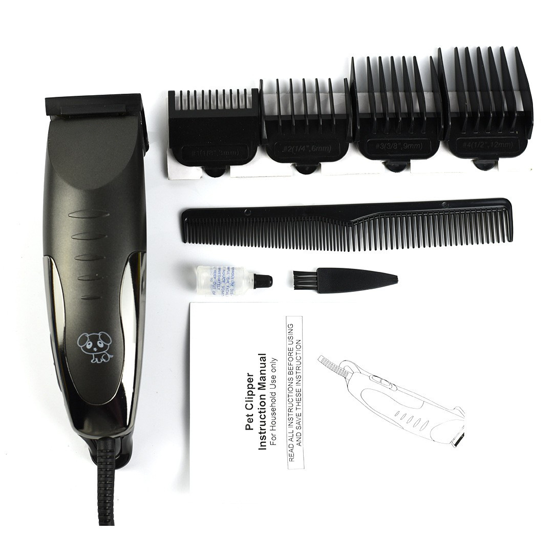 Cortadora de pelo para mascotas profesional con cable recorte fino perros