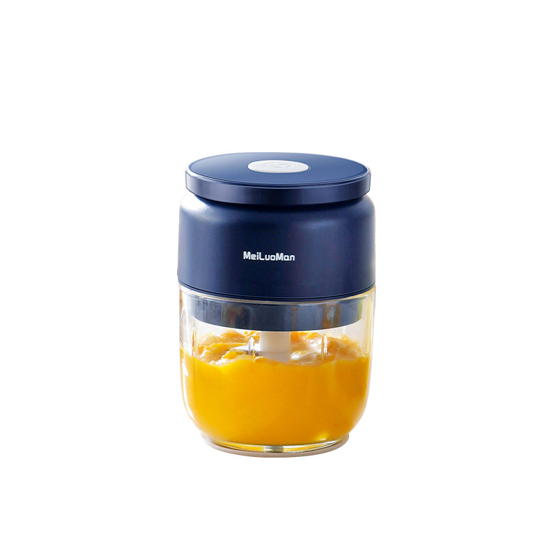 Cross-Border Garlic Beater, Household Kitchen Cooking Machine, Small Chili Garlic Paste Meat Filling Machine, Multi-Functional Kitchen Food Supplement Machine