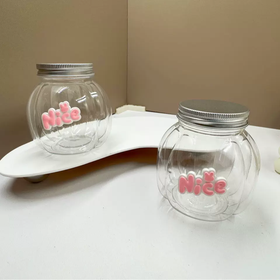 水晶泥塑料分装罐开学季透明一次性pet彩泥橡皮泥瓶子密封罐空瓶