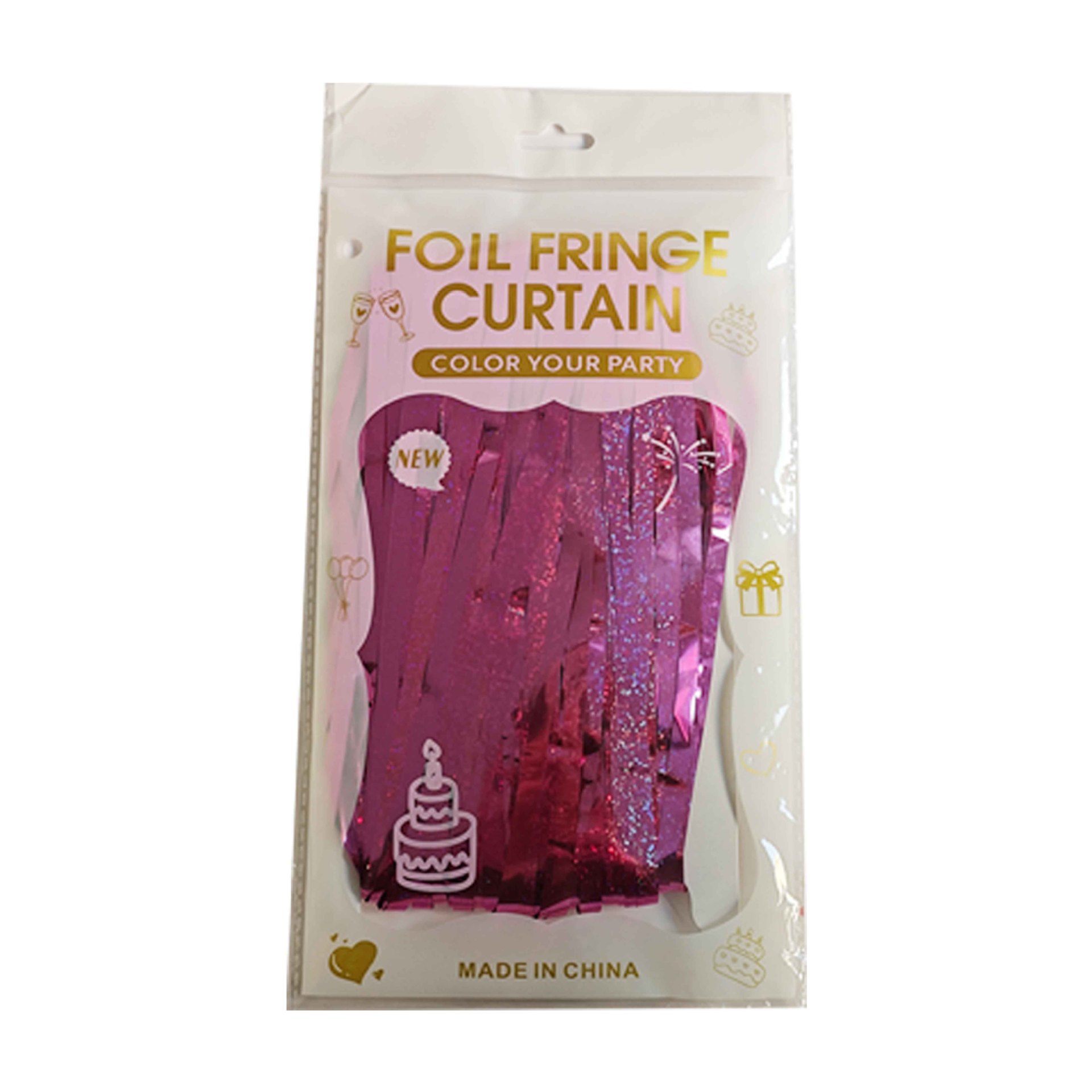 Decoración de fiesta de cumpleaños props de boda láser 1 * 2m cortina de seda de lluvia al por mayor cintas de oro