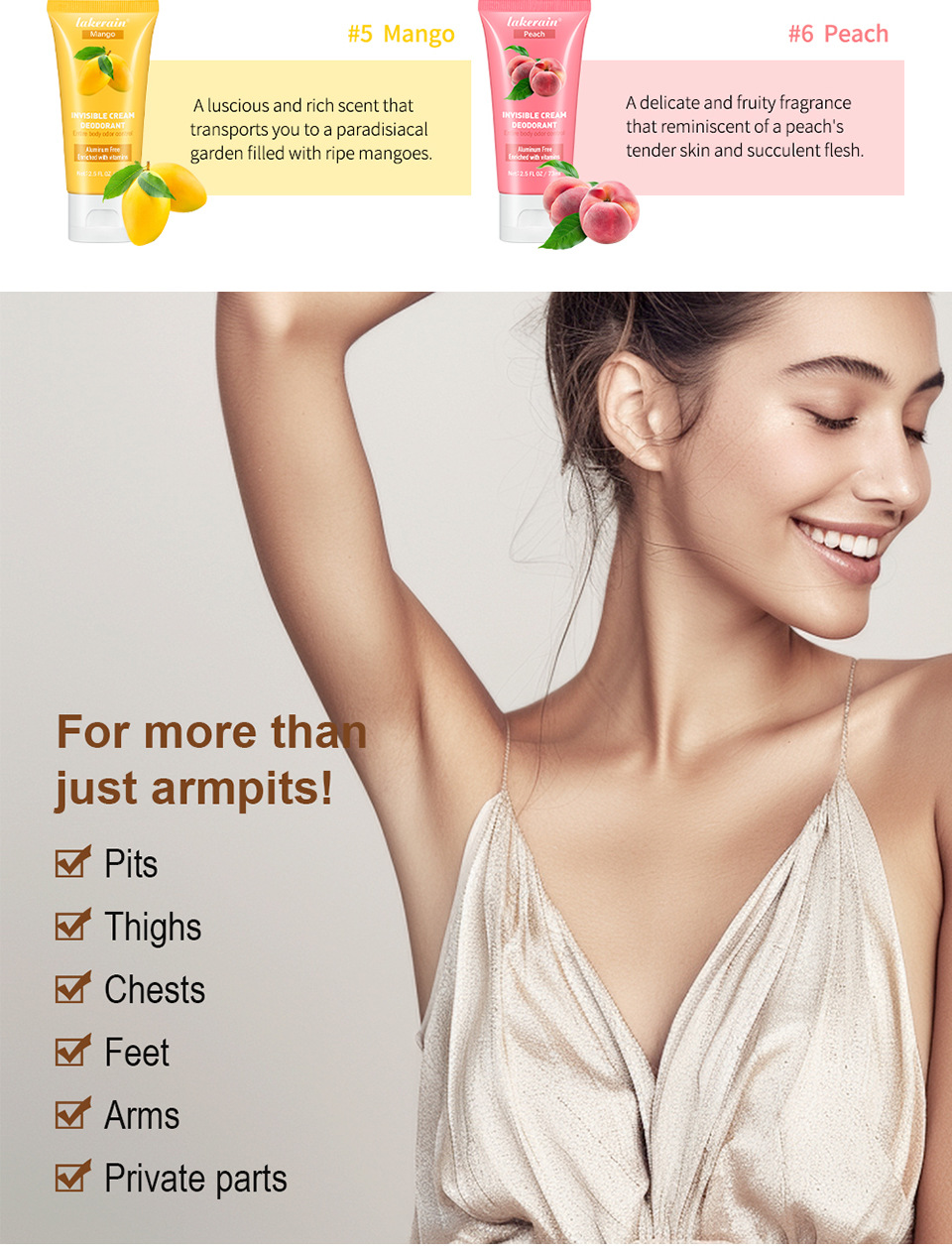 lakerain Fruit-Flavored Women's Body Balm 73 ml Solid Balm Specification drawing