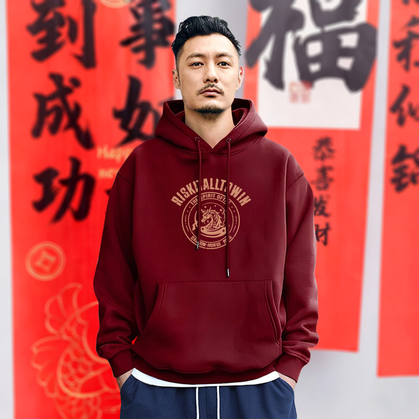 Chaqueta encapuchada de primavera y otoño para hombres, chaqueta de marca de moda, nuevo estilo americano casual para hombres, chaqueta de manga larga, ropa de pareja