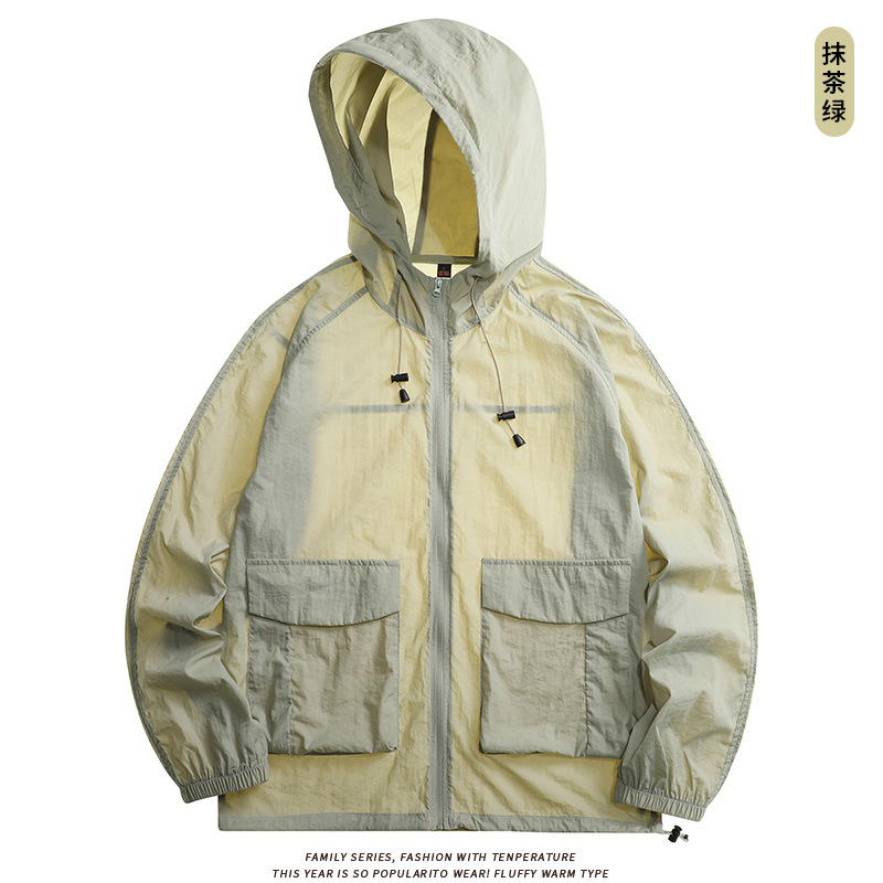 Ropa de protección solar para hombres de verano abrigo ligero al aire libre montaña transpirable UV upf50 + ropa de protección solar de pesca para mujeres