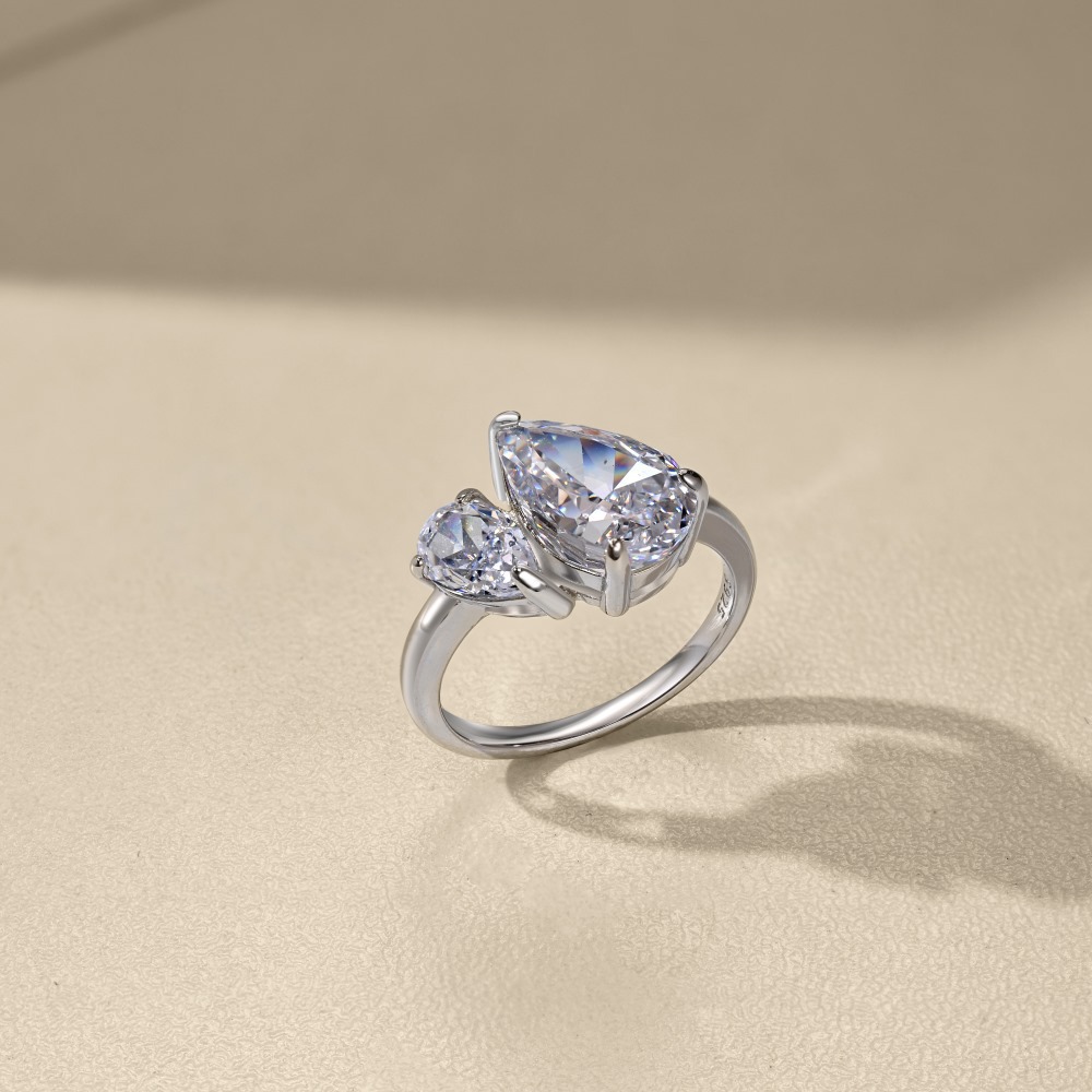 2g Weight Zircon Inlay Material Rings Classification 5, 9 Ring Size Holiday, Daily Occasion 925 Sterling Silver Material Geometric Pattern 2025 Spring and Summer Season Women's Gender Elegant, Simple Style Style 925 Sterling Silver Zircon Geometric Rings 925 Sterling Silver Rings 48