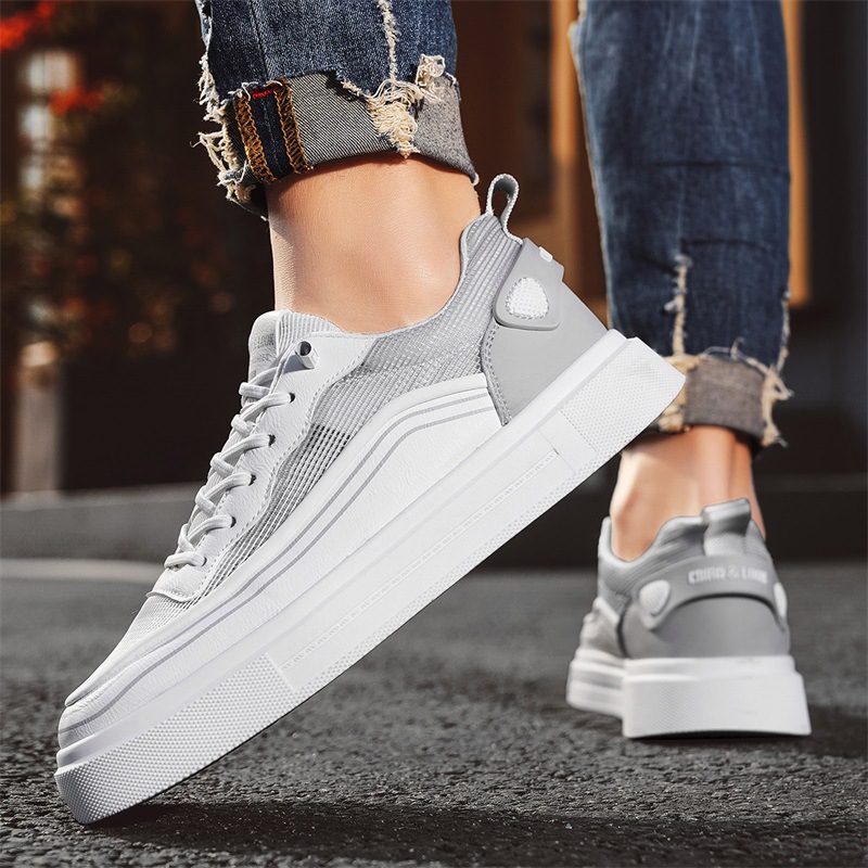 Zapatos de hombre de primavera y verano 2025 nuevo estilo simple tendencia de moda diaria cuatro estaciones todo-fósforo casual y cómodo zapatillas de deporte para hombre