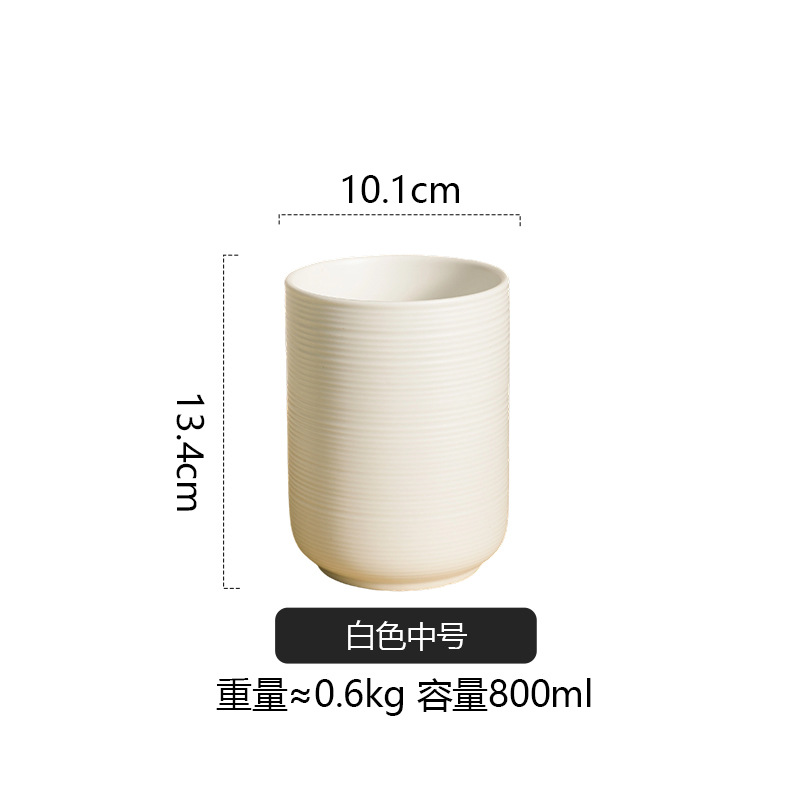 barril de cerámica simple dibujado para palillos de almacenamiento para utensilios de cocina domésticos barril de almacenamiento para palillos de almacenamiento para palillos de almacenamiento para palillos