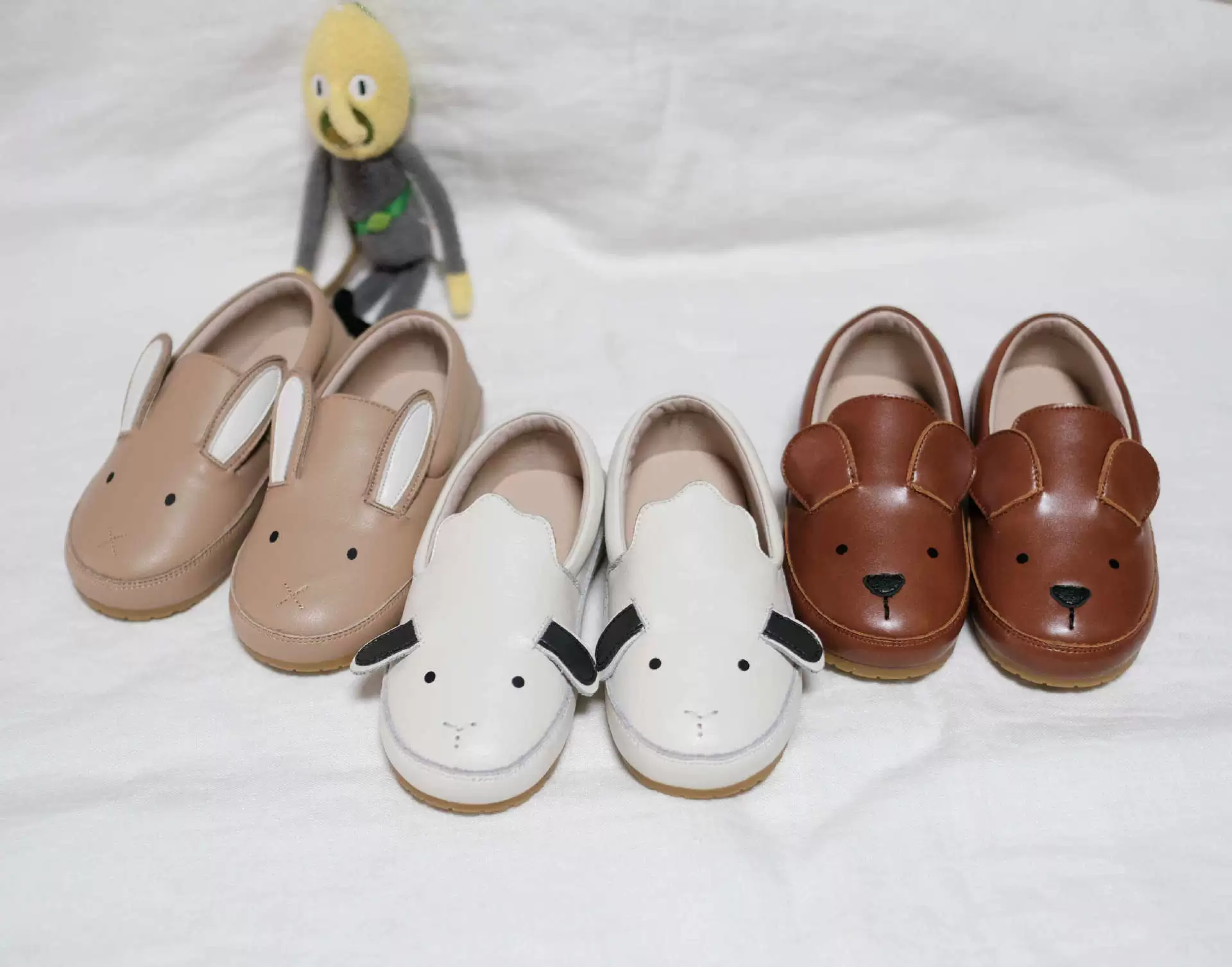 Детские кожаные туфли Littlesummer, новая модель на все сезоны, из натуральной кожи, с мультяшными животными, износостойкие, дышащие, для мальчиков и девочек.