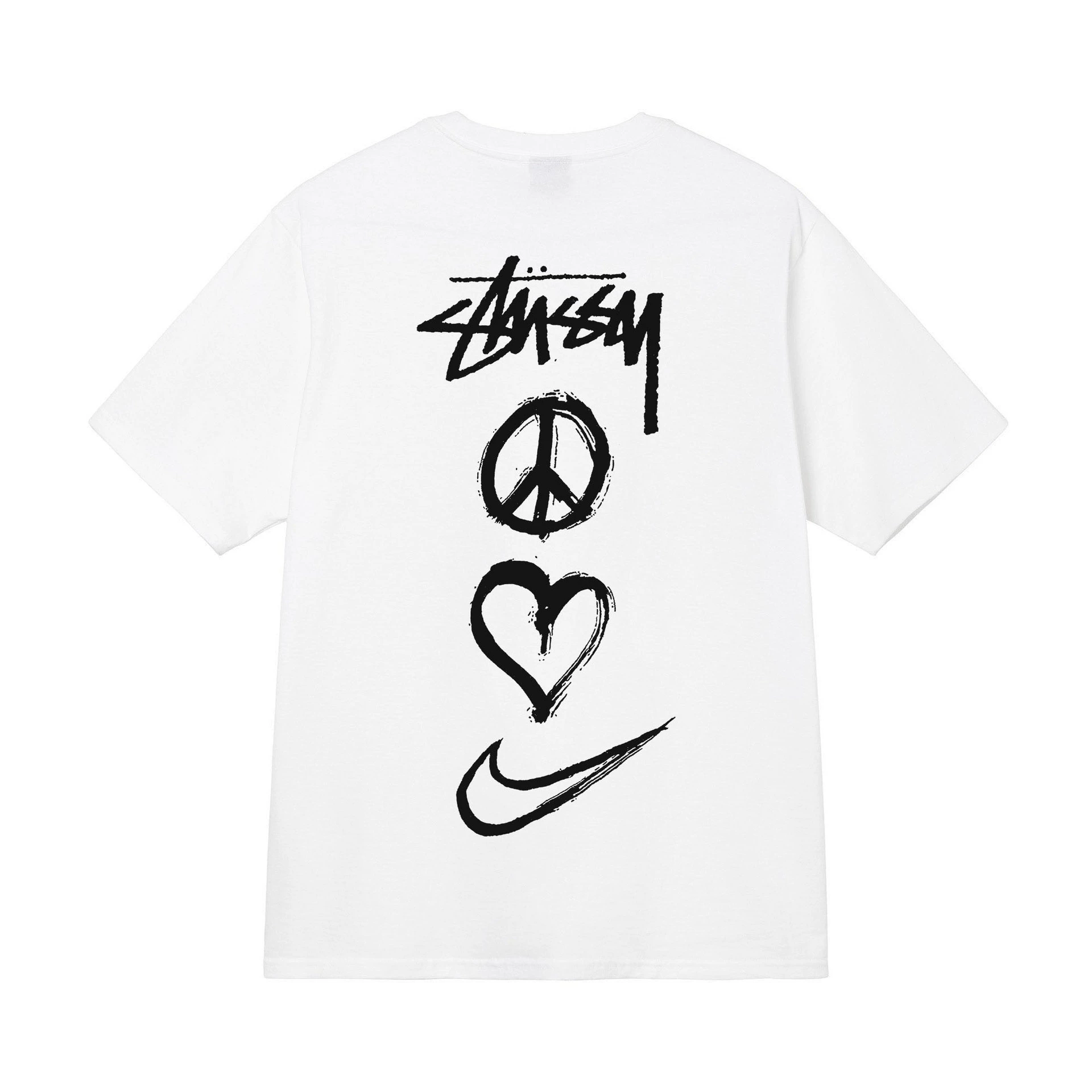 Футболка (Stussy) свободного кроя унисекс, короткий рукав, ткань 230 г, коллекция лета 2025