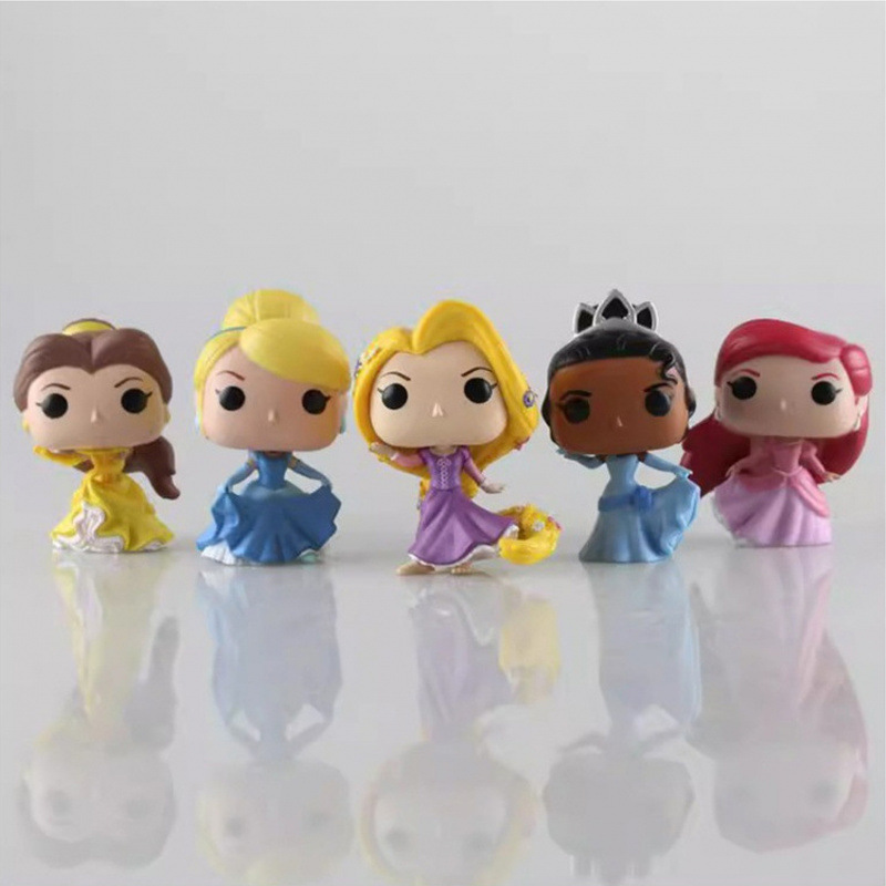 Bella y la bestia viuda negra payaso princesa muñeca caja ciega mano al por mayor pop