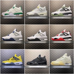 莆田純正オリジナルメンズシューズ耐性官aj4レディースシューズホワイトセメントカップルエアクッションランニングシューズレトロスポーツバスケットボールシューズ