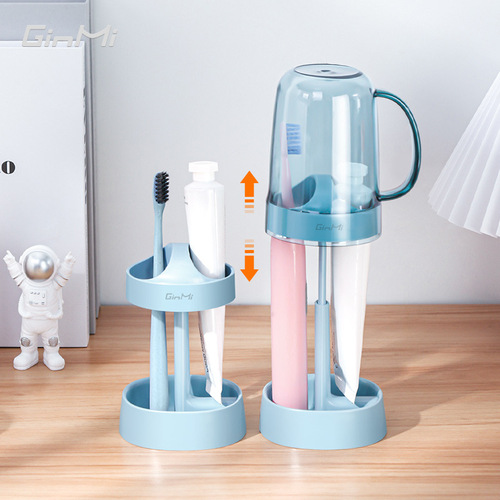 【Dropshipping】Toothbrush Cup, Oral Hygiene Cup, Household Toothbrush Storage, Dormitory Oral Care Cup, Plastic Toothbrush Stand