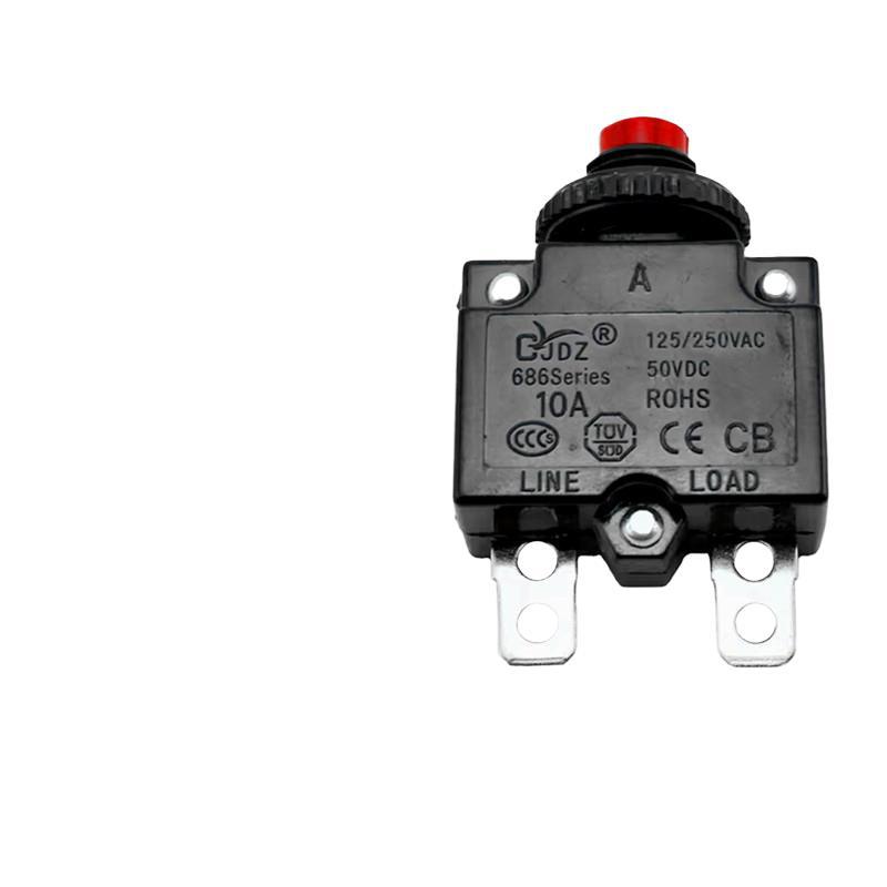 过电流手动复位过载保护器16A直脚过载保护器小型电流过载保护器