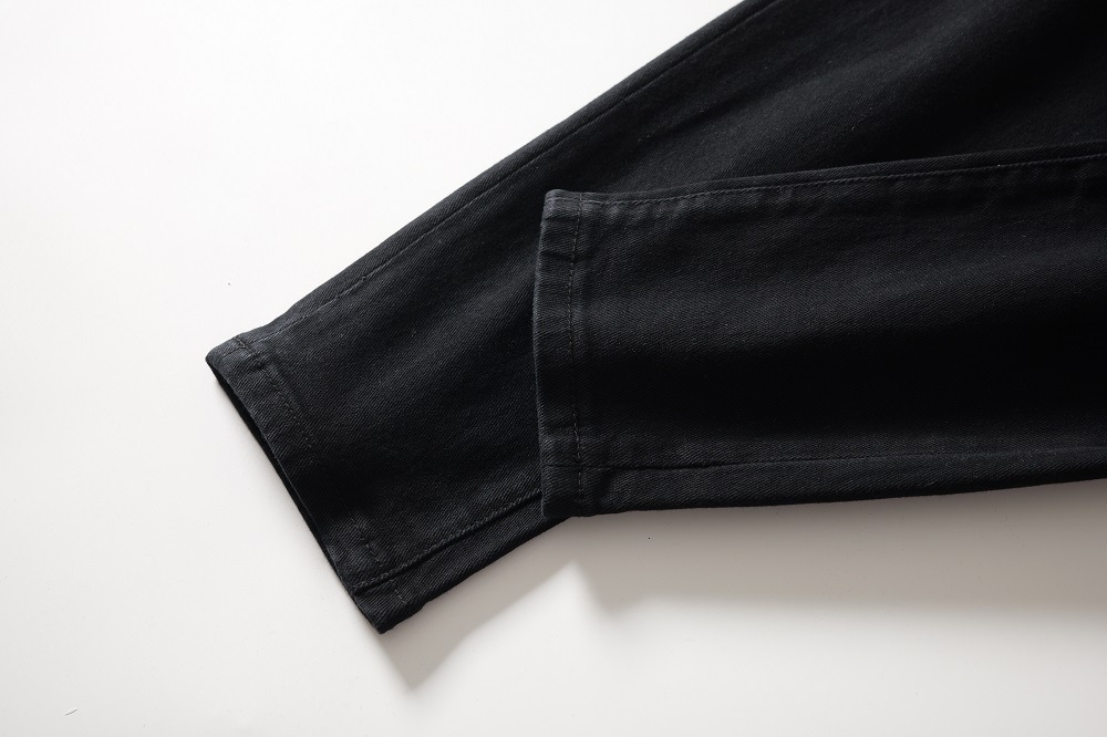 Men's Clothing Autumn/Winter New Style Dark Washed Jeans Men's Slim Fit Straight Leg Men's Autumn Denim Long Pants Thick Style_mkmklike.com