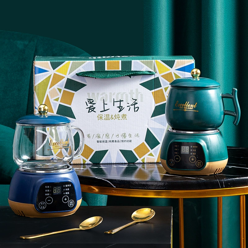 Smart mini electric thermos cup for home and dormitory, multifunction electric stewing cup, portable automatic health cup, porridge cup
