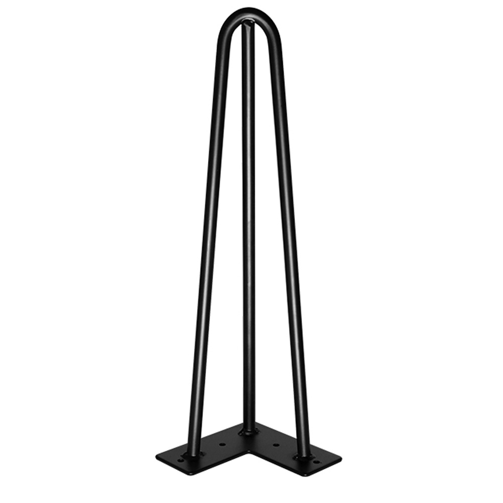 Simple 2 palos 3 palos soldadura automática mesa de alambre de hierro pierna de alambre de hierro Amazon hierro horquilla mesa pierna palillos pierna