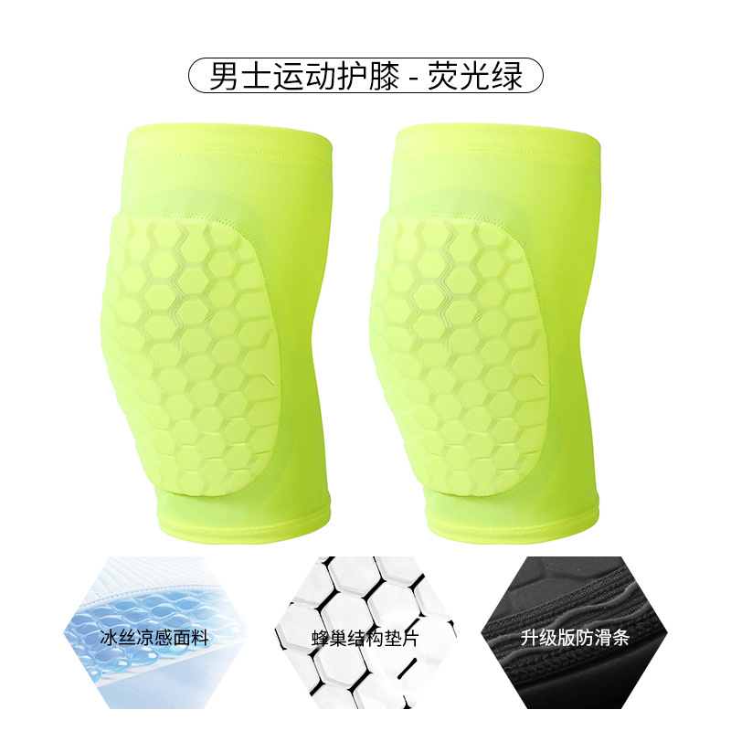 Rodilla anti-colisión hombre voleibol salva pelota amortiguador EVA rodilla rodilla equipo de protección deportiva al por mayor