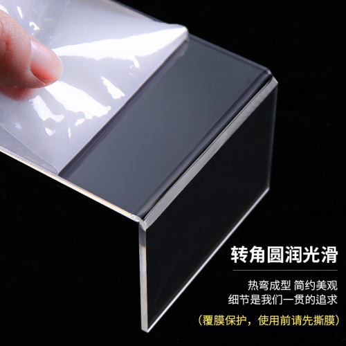 Acrylic shelf shoe rack blind fully transparent box Bubble Mart decoration shop hand-made shelf storage display rack