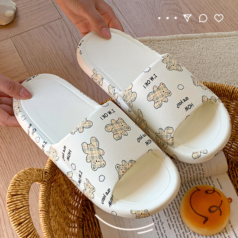 Home Slippers Indoor Women's Summer Non-slip Household Couple Hotel Hotel Bath Bathroom Non-slip Slippers Wholesale