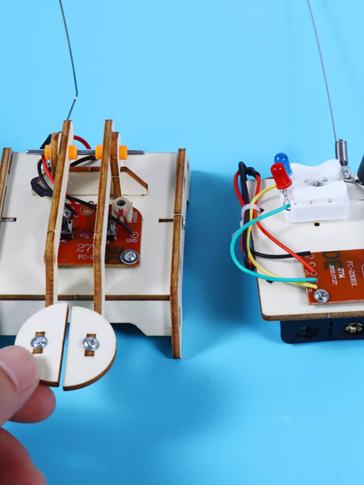 科学実験学生diy創客無線電報機科学技術製作小発明手作り材料stem玩具