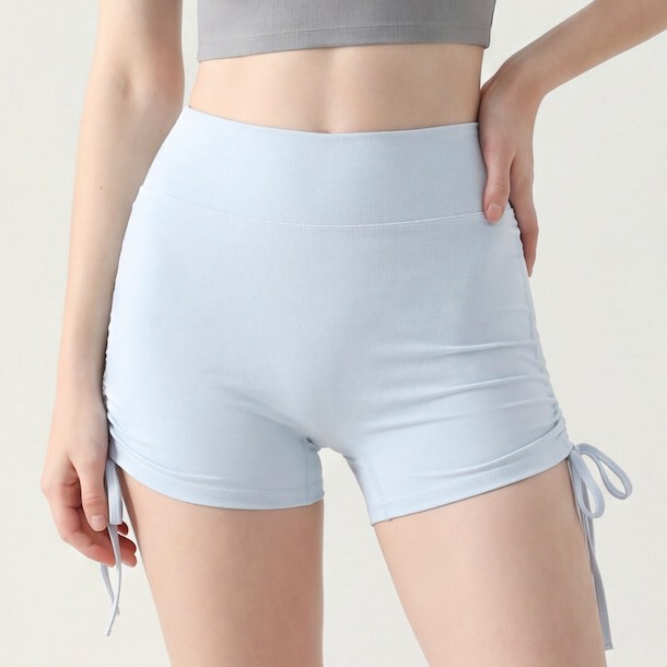 Drawstring Yoga Shorts for Women, Running Hot Pants, Fitness Pants, Peach Lift Tight Shorts, Can Be Worn Outside Drawstring Yoga Shorts for Women, Running Hot Pants, Fitness Pants, Peach Lift Tight Shorts, Can Be Worn Outside