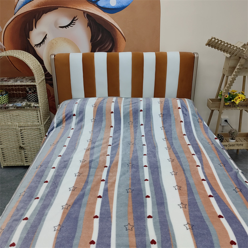 【Velvet de visón dorado 】 Sol, luna y estrellas