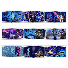 我独自升级短款钱包 骑士漫画周边彩色印花简约零钱包PU通用钱夹